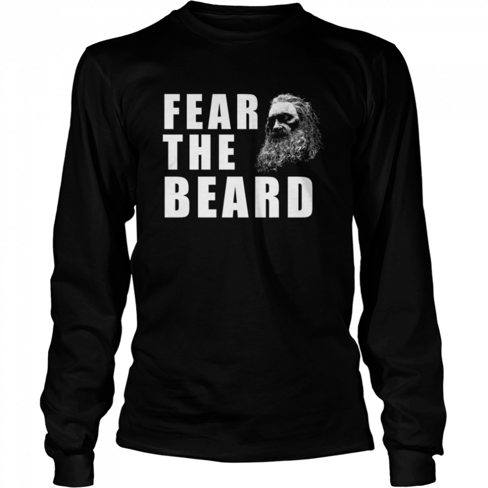 Vintage Our Flag Means Death Blackbeard Fear The Beard shirt Long Sleeved T-shirt