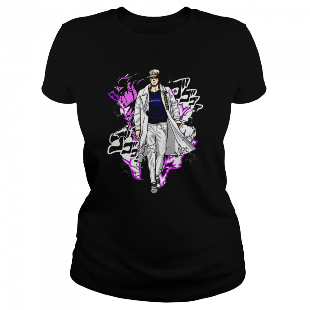 Walking Like JoJo’s Bizarre Adventure Jotaro Kujo shirt Classic Women's T-shirt