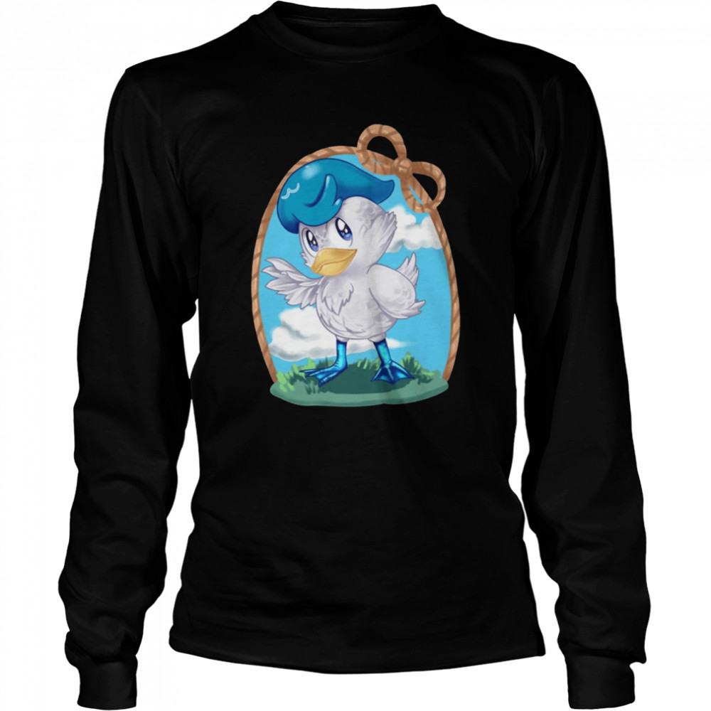 Water Type Quaxly Pokemon Adorable shirt Long Sleeved T-shirt