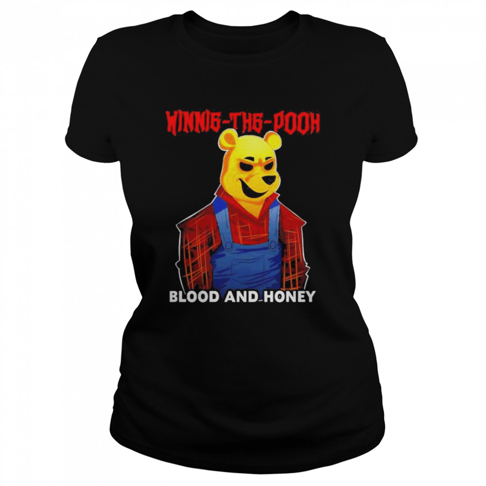Winnie The Pooh Blood And Honey Halloween 2022  Classic Women's T-shirt