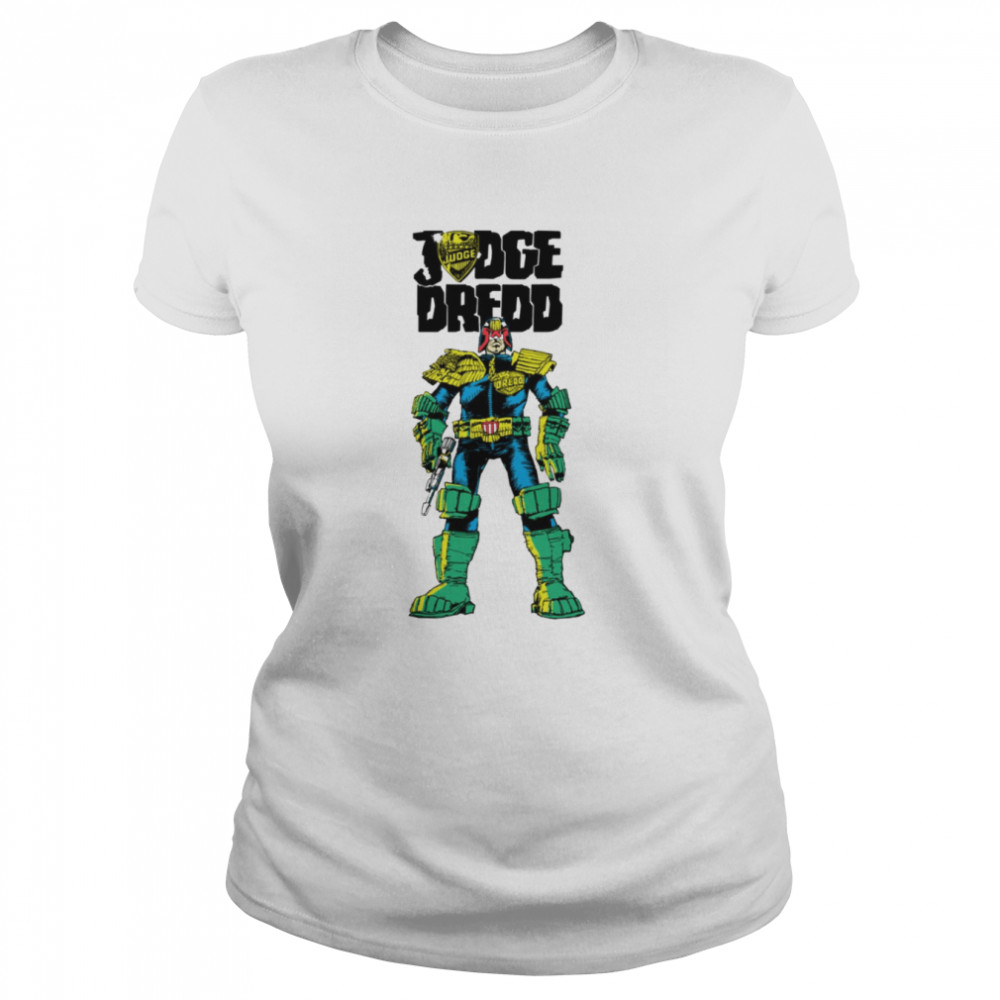 Dredd Judge Jury And Executioner Black shirt Classic Women's T-shirt