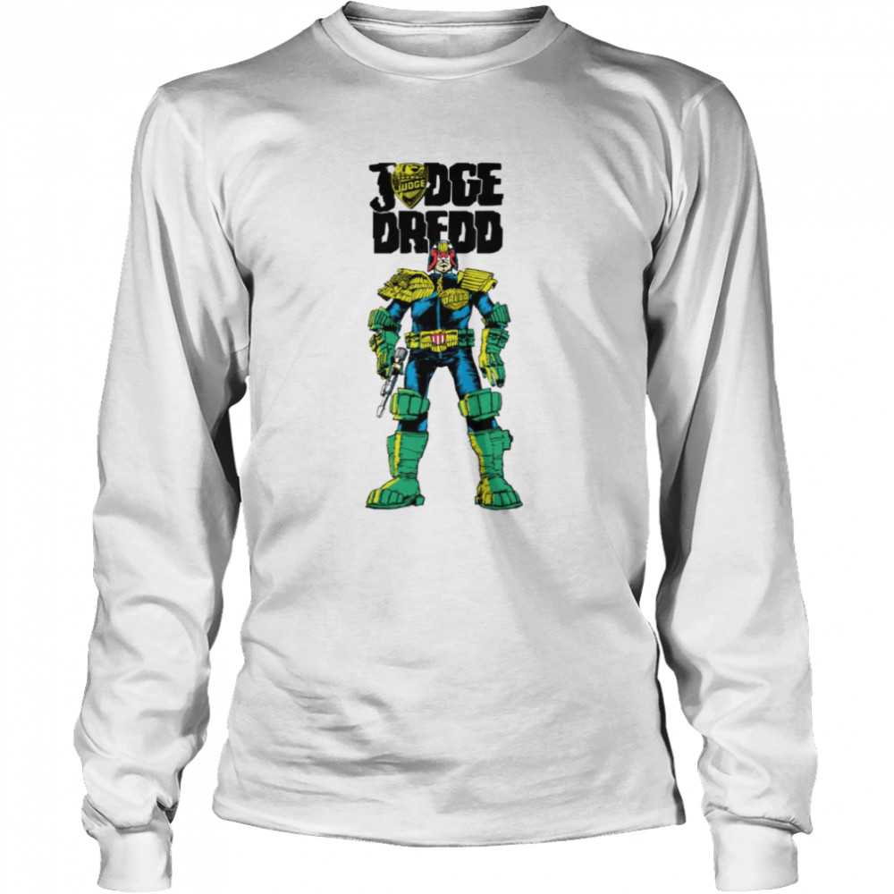 Dredd Judge Jury And Executioner Black shirt Long Sleeved T-shirt
