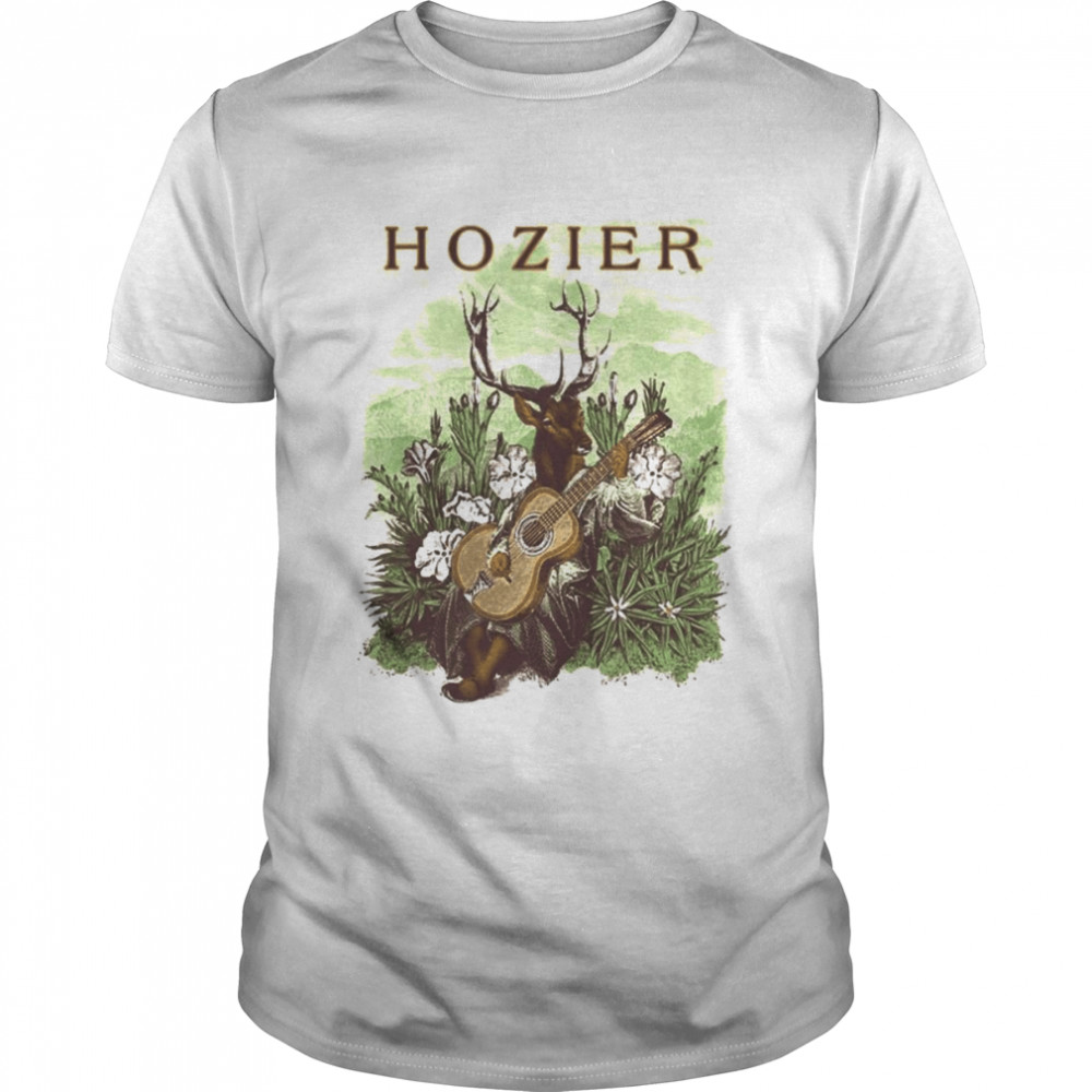 Playing Guitar Wasteland Hozier shirt