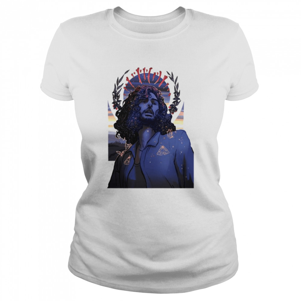 Whimsical Guitar Strumming Hozier shirt Classic Women's T-shirt