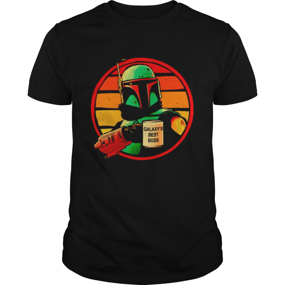 boba Fett galaxy’s best boss shirt
