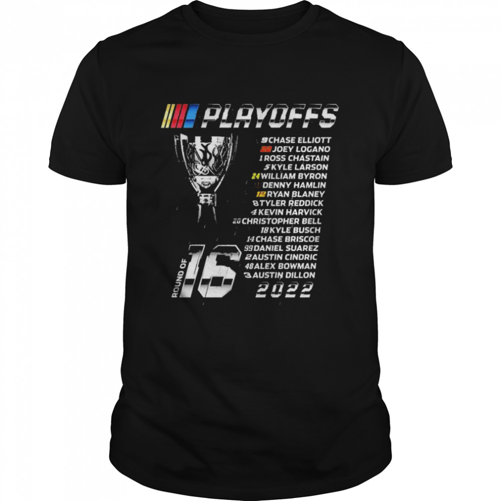 Checkered Flag 2022 NASCAR Cup Series Playoffs Round of 16 T-Shirt