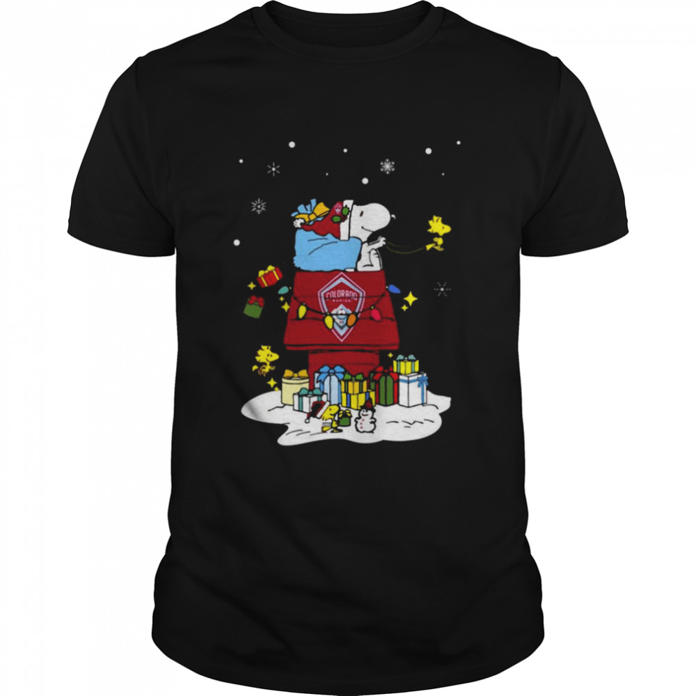 Colorado Rapids Santa Snoopy Wish You A Merry Christmas 2022 Shirt