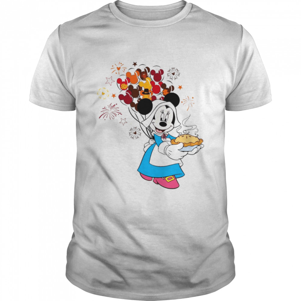 Disney Minnie Thanksgiving Balloon shirt