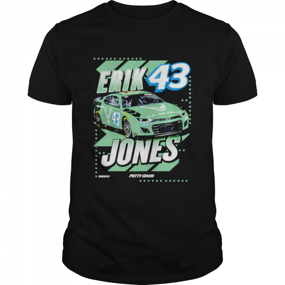 Erik Jones Checkered Flag Navy Tide 1-Spot Car T-shirt