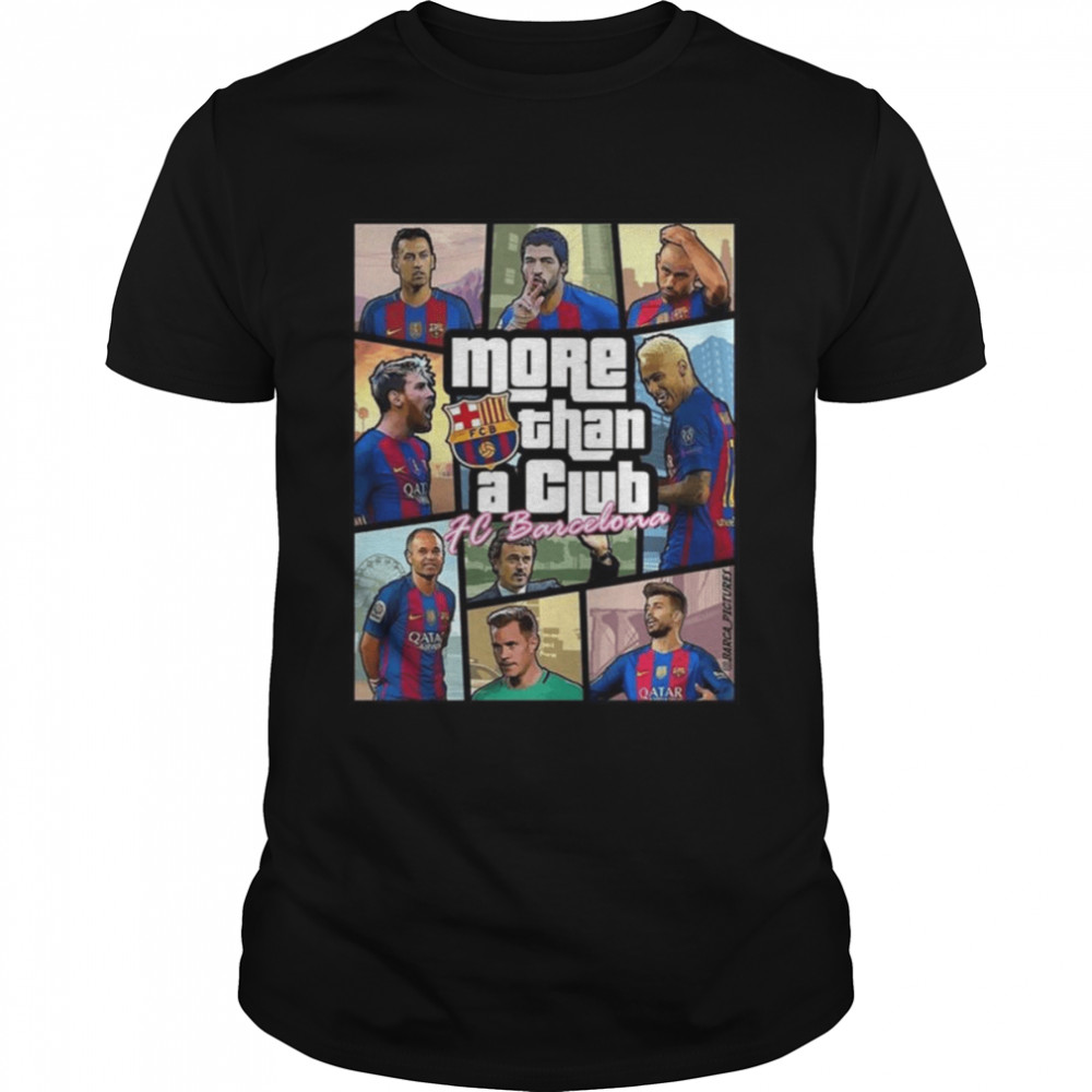 Fc Barcelona On Gta Mode shirt