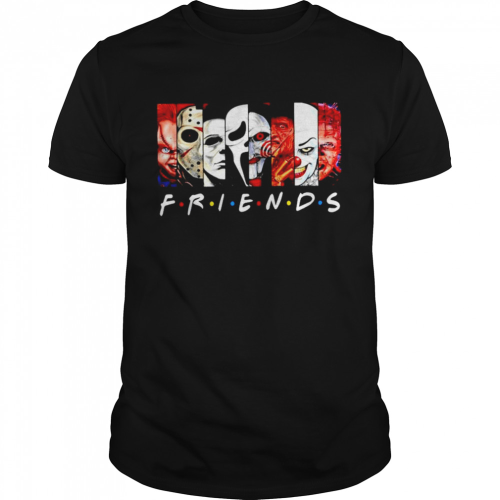 Friends Stephen King Horror Characters Halloween shirt