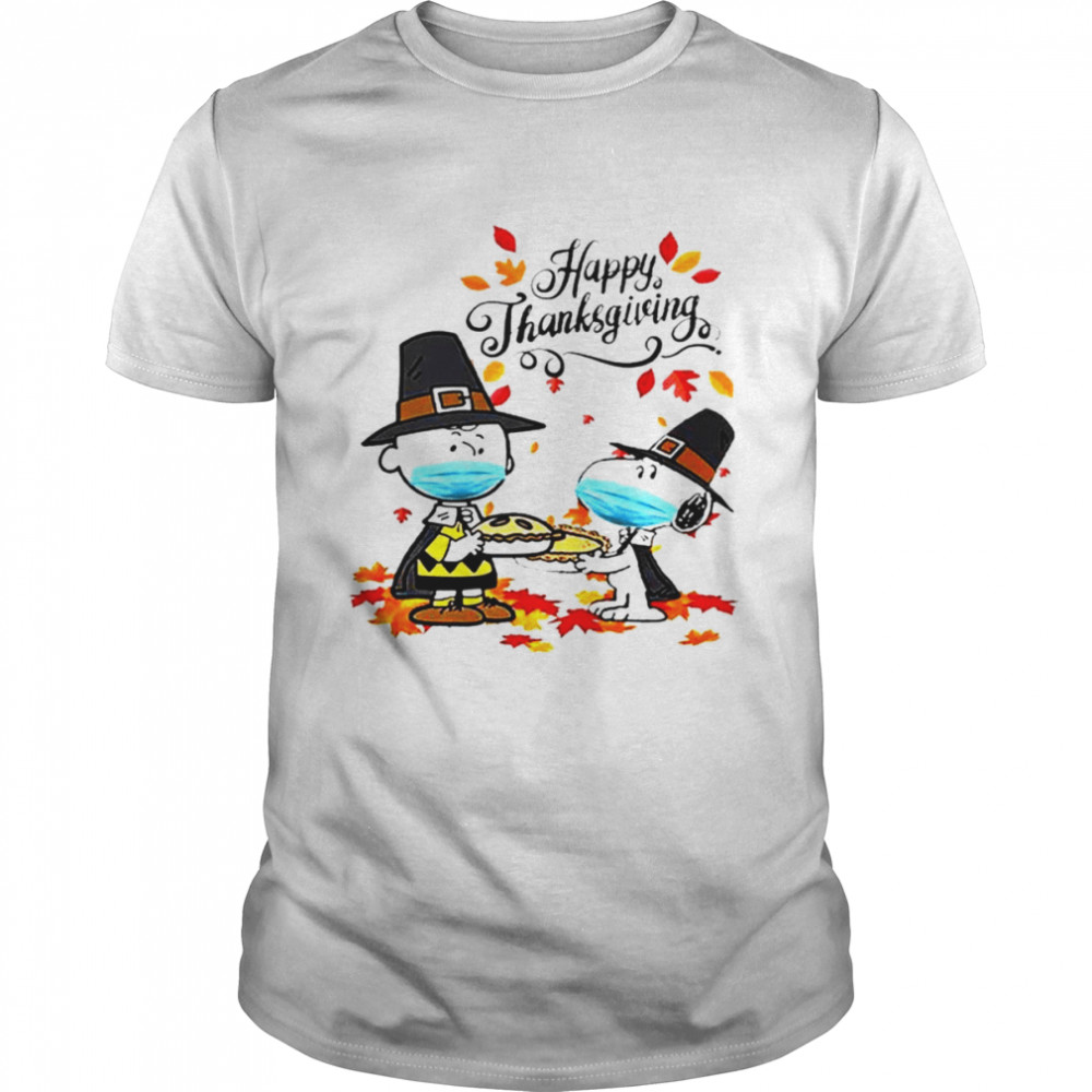 Happy Thanksgiving Charlie And Snoopy Party shirt