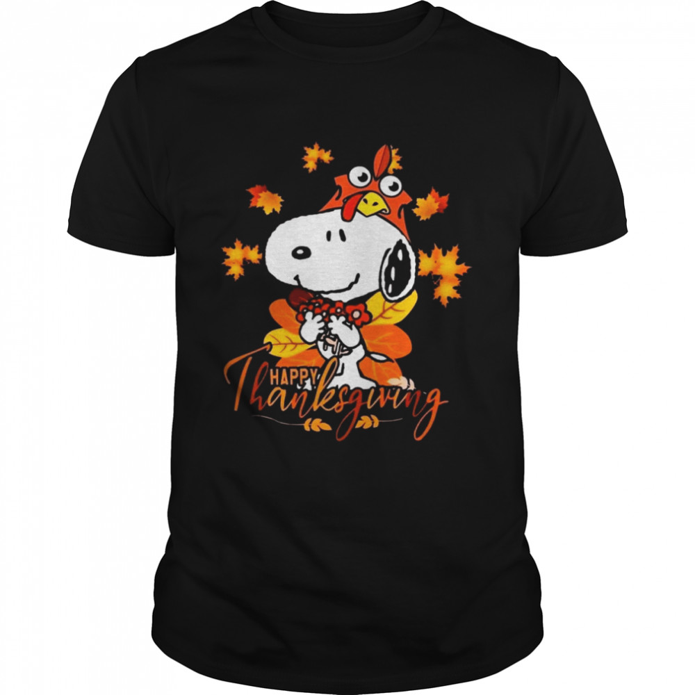 Happy Thanksgiving Day Peanuts Thanksgiving Shirt