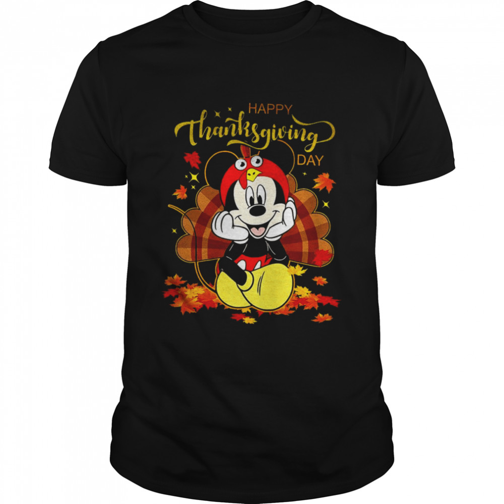 Happy Thanksgiving Mickey Mouse shirt