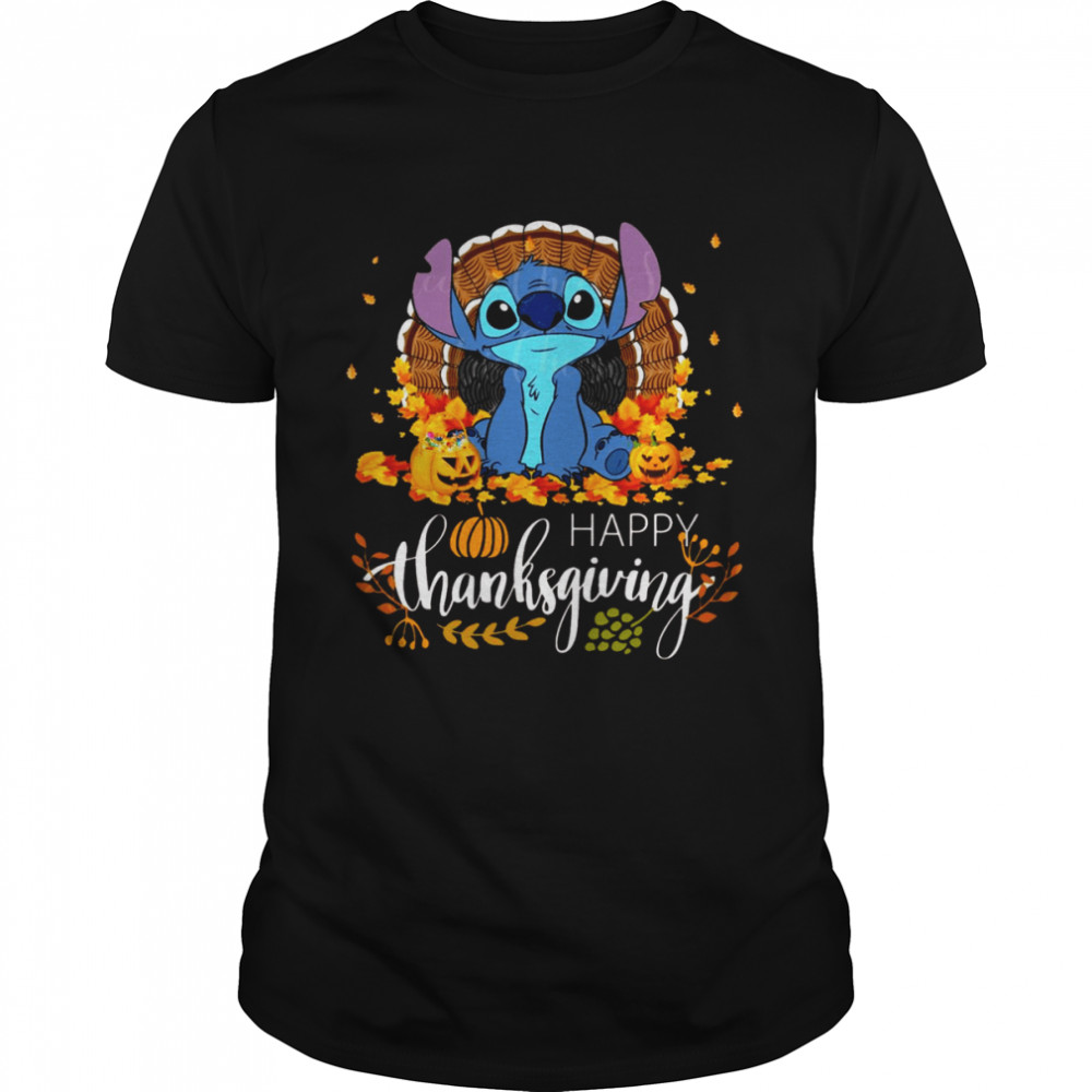 Happy Thanksgiving Stitch Disney Thanksgiving Shirts