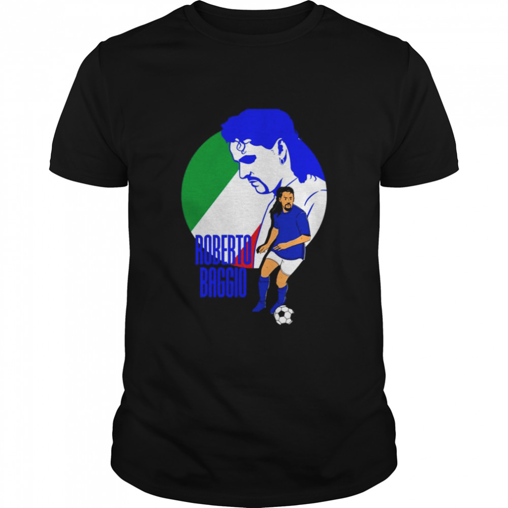 Iconic Design Of Roberto Baggio shirt