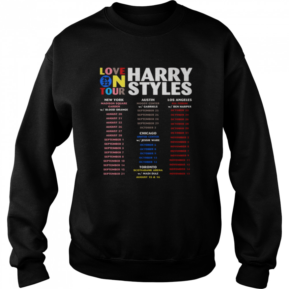 Love On Tour North America Unisex Sweatshirt