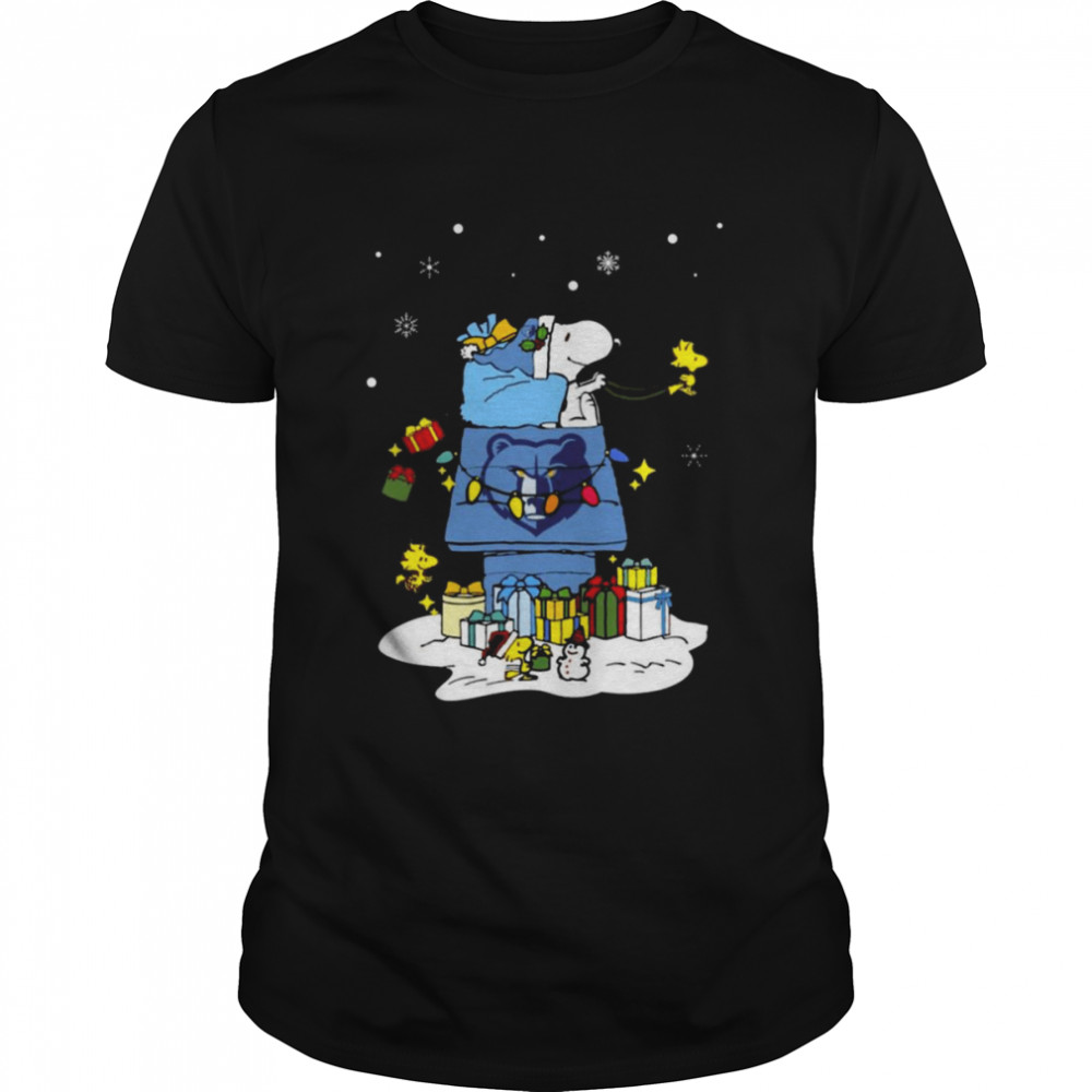 Memphis Grizzlies Santa Snoopy Wish You A Merry Christmas 2022 Shirt