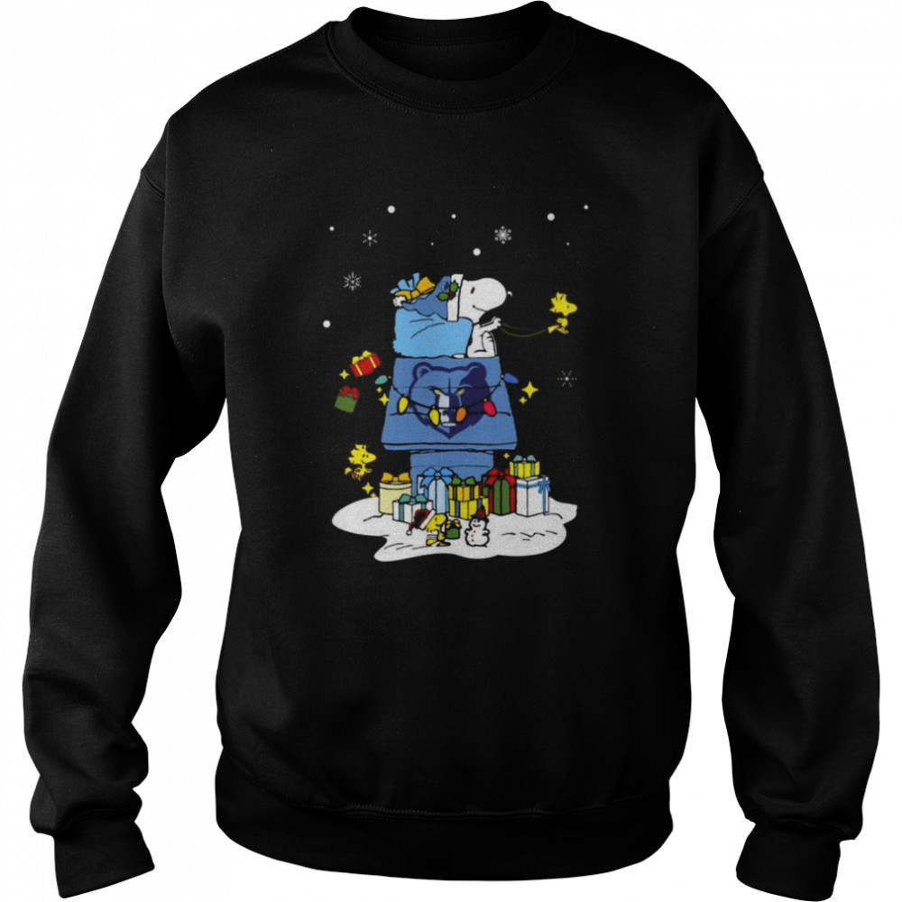 Memphis Grizzlies Santa Snoopy Wish You A Merry Christmas 2022 Unisex Sweatshirt