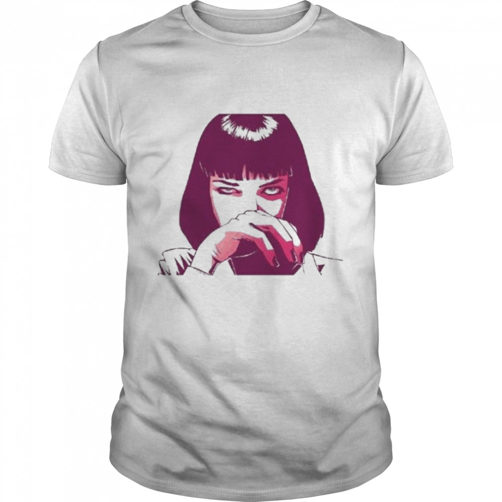 Mia Wallace Pulp Fiction Art Tarantino Film Cult Cool shirt