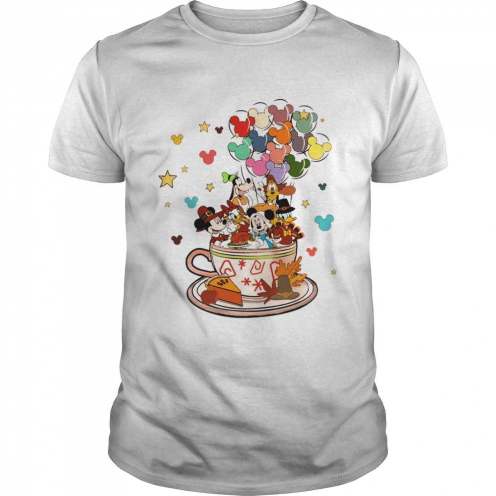 Mickey And Friends Thanksgiving Balloons shirt