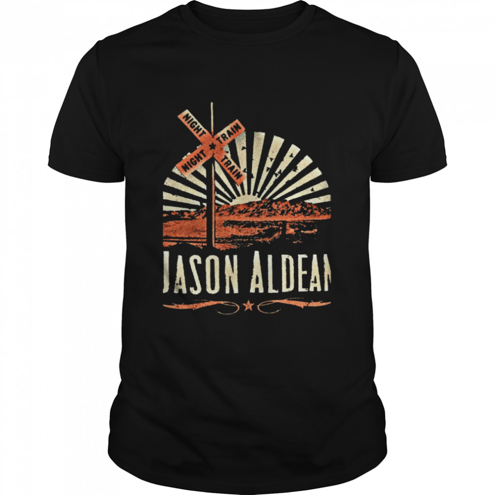 Night Train Cerita Jason Aldean Menarik Vintage shirt