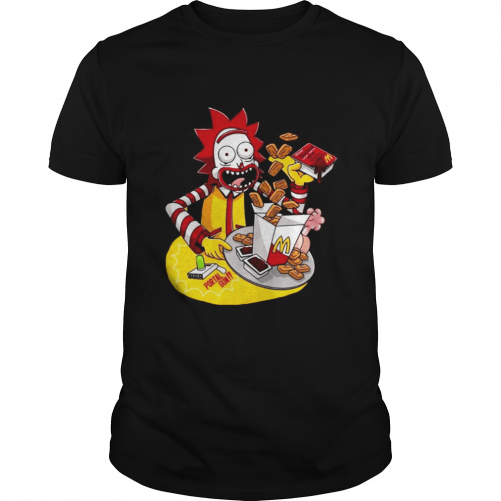 Rick Donalds Rick And Morty X McDonalds shirt