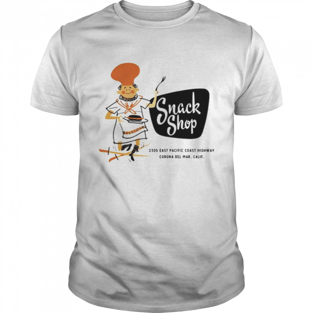 Snack Shop Corona Del Mar CA Vintage Restaurant shirt