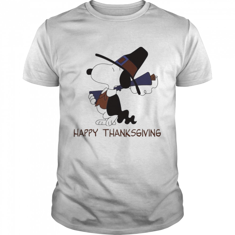 Snoopy Wearing Pilgrim Outfit shirt
