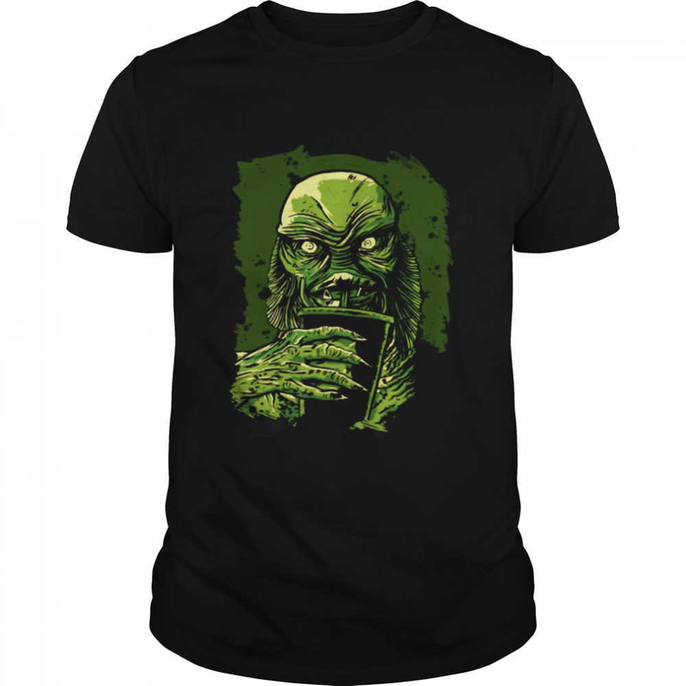 Sunset Movie Night Film Friend Halloween Funny Black Lagoon shirt