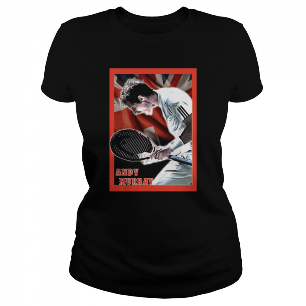 Tennis Player Andy Murray shirt (1) Classic Women's T-shirt