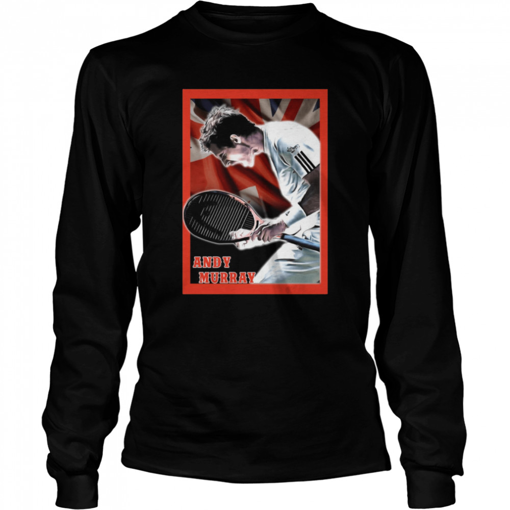 Tennis Player Andy Murray shirt (1) Long Sleeved T-shirt