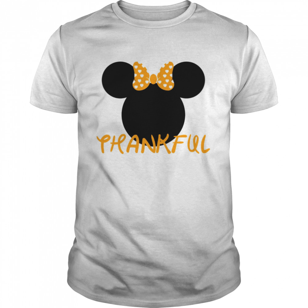 Thankful Mickey Mouse Disney Thanksgiving Shirts