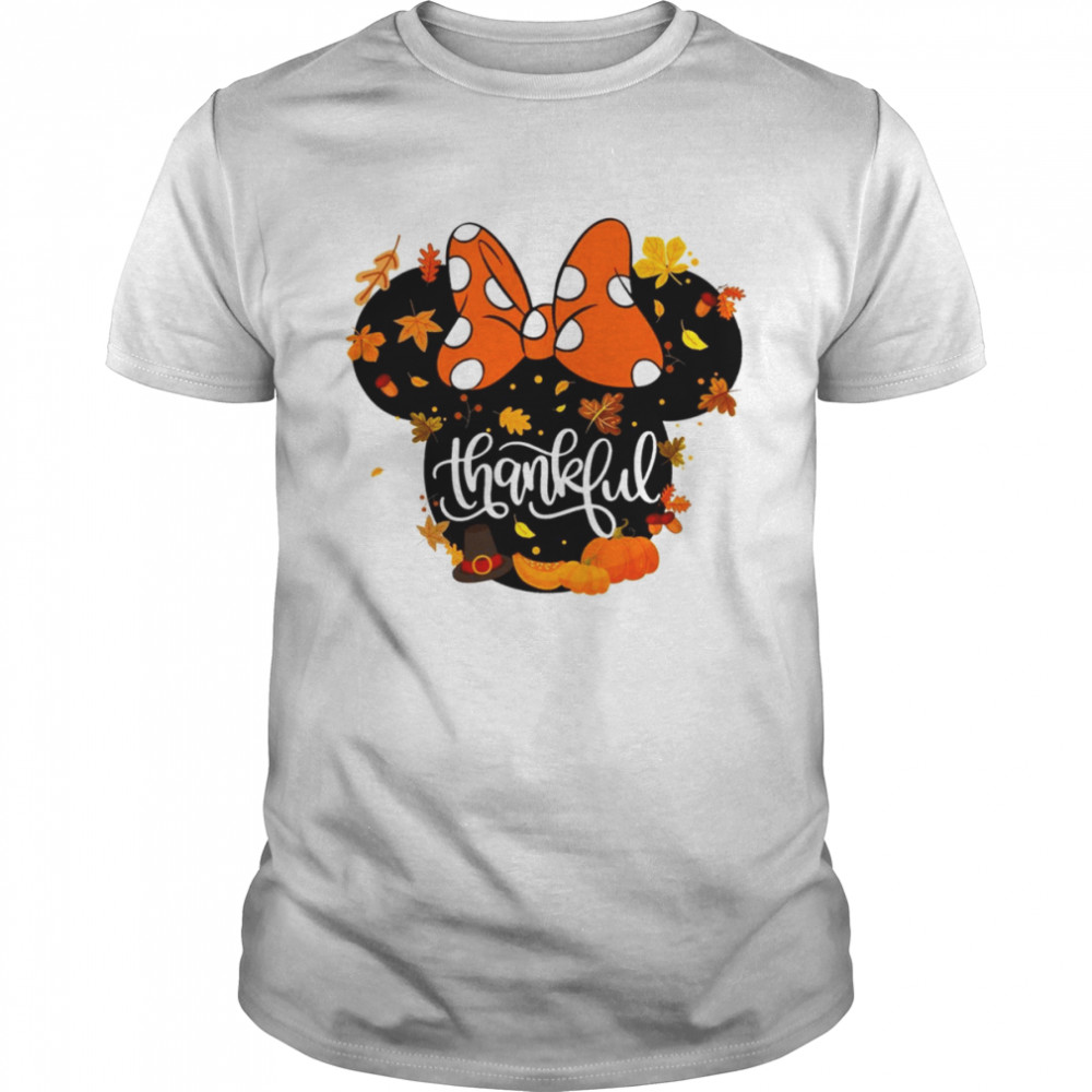 Thanksgiving Mickey Minnie Fall Matching  Shirts