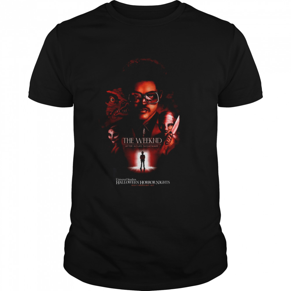 The Weeknd After Hours Tour Halloween Design After Hours Nightmare Halloween Horror Nights shirt