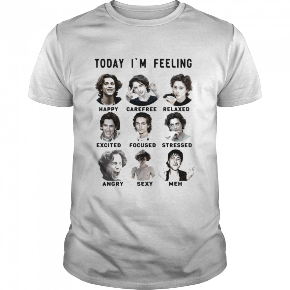Today I’m Feeling Timothee Chalamet Funny Feelings shirt