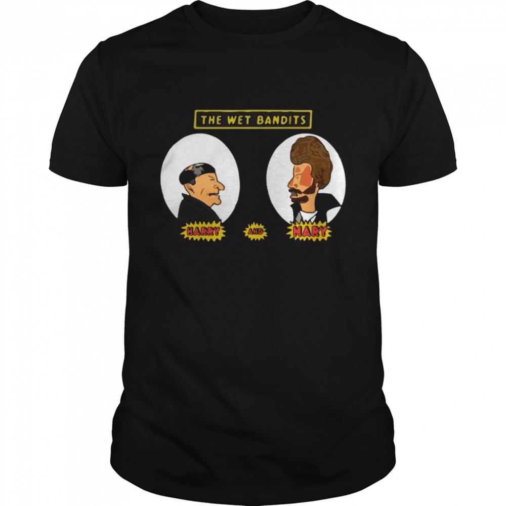 Wet Bandits Cartoon Parody Shirt