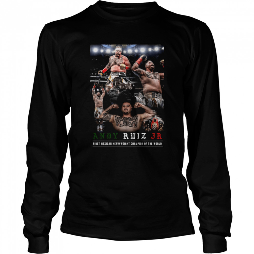 Wrestling Mexican Boxing Andy Ruiz Jr shirt Long Sleeved T-shirt