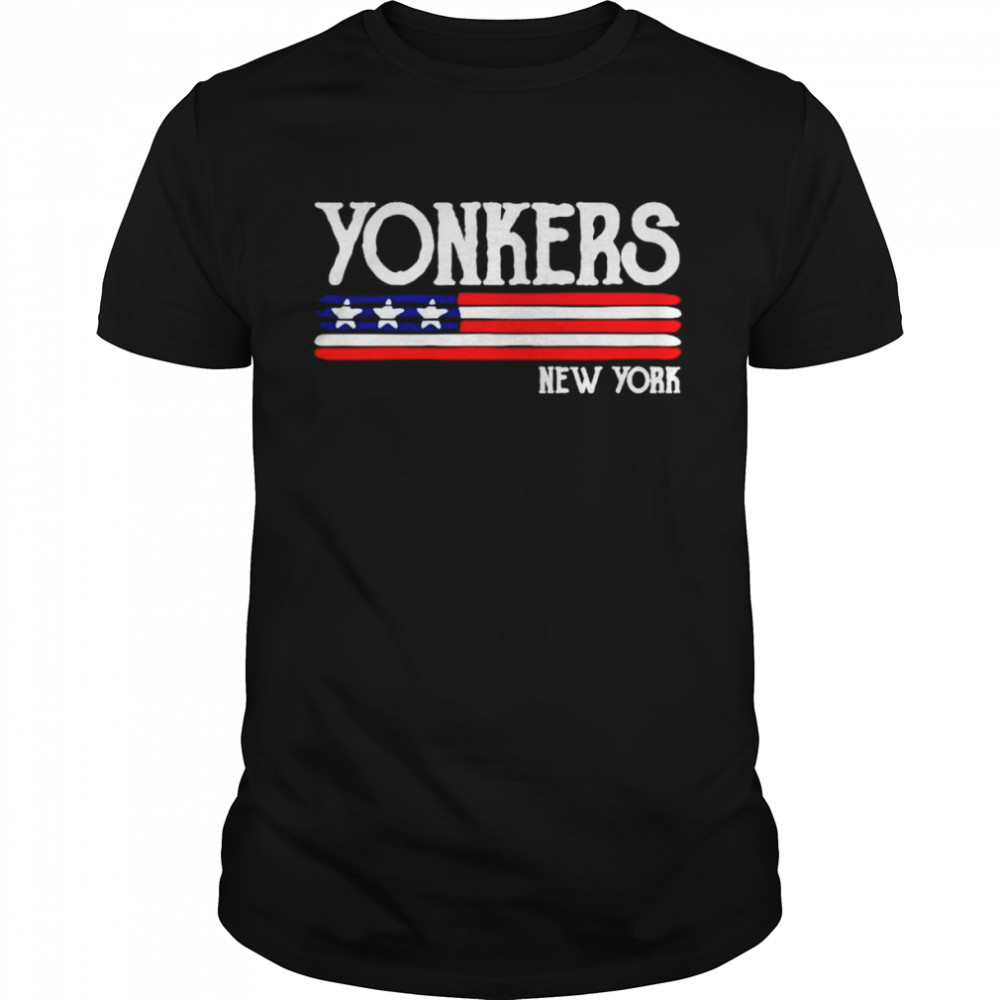 Yonkers New York Ny USA Flag shirt