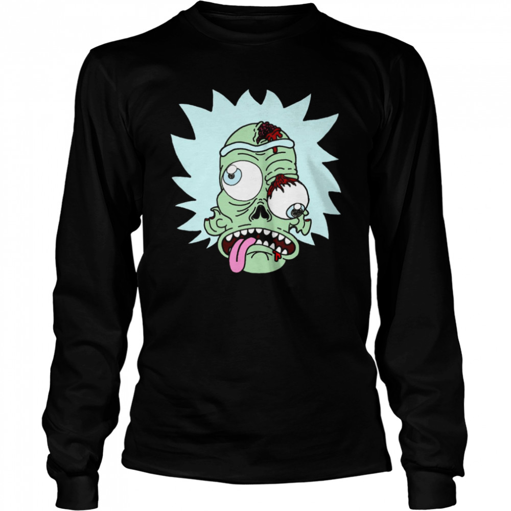 Zombie Dimension Rick Sanchez Rick And Morty Halloween shirt Long Sleeved T-shirt