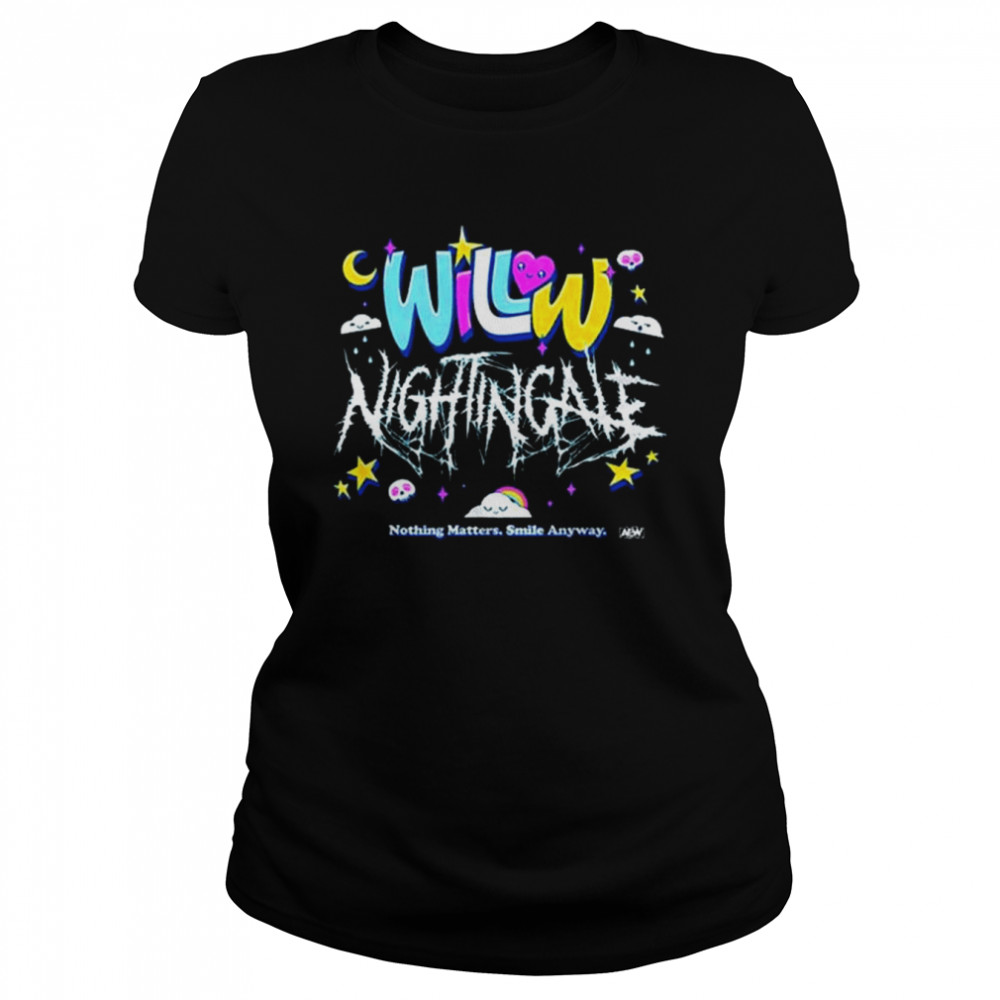 all elite wrestling willow nightingale daydream essential shirt classic womens t shirt