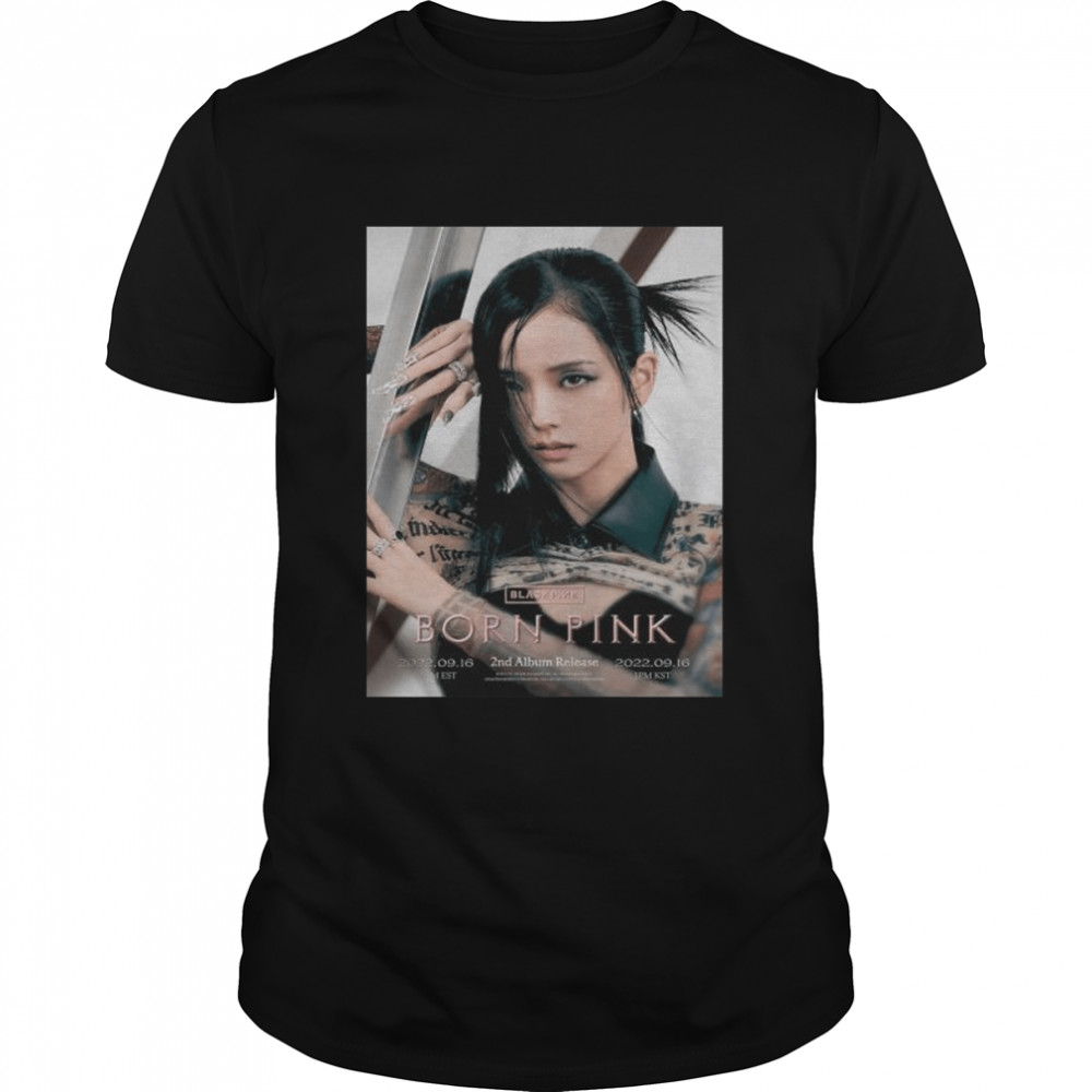 Born pink album jisoo blackpink concept shirt
