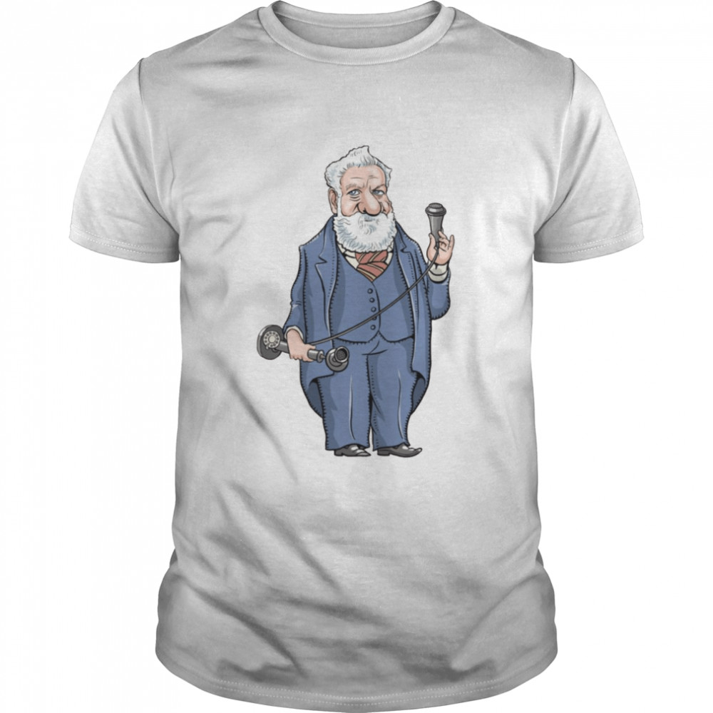 Chibi Art Alexander Graham Bell shirt