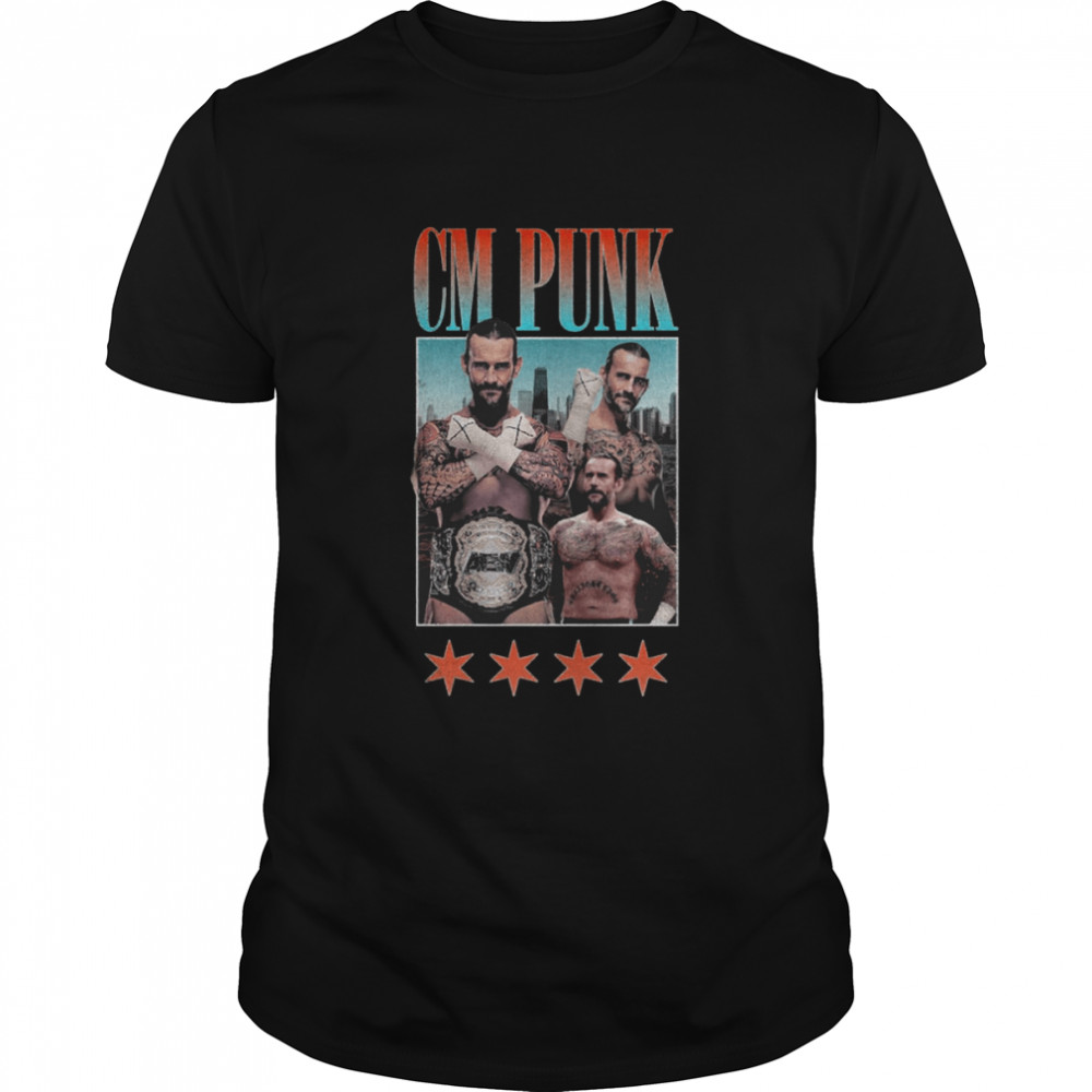Cm Punk Vintage Distressed Pro Wrestling Cm Punk shirt