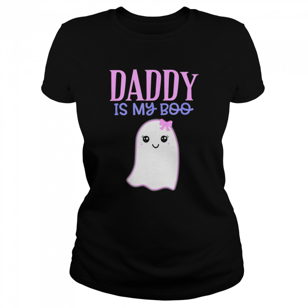 Daddy Is My Boo Halloween shirt Classic Women's T-shirt
