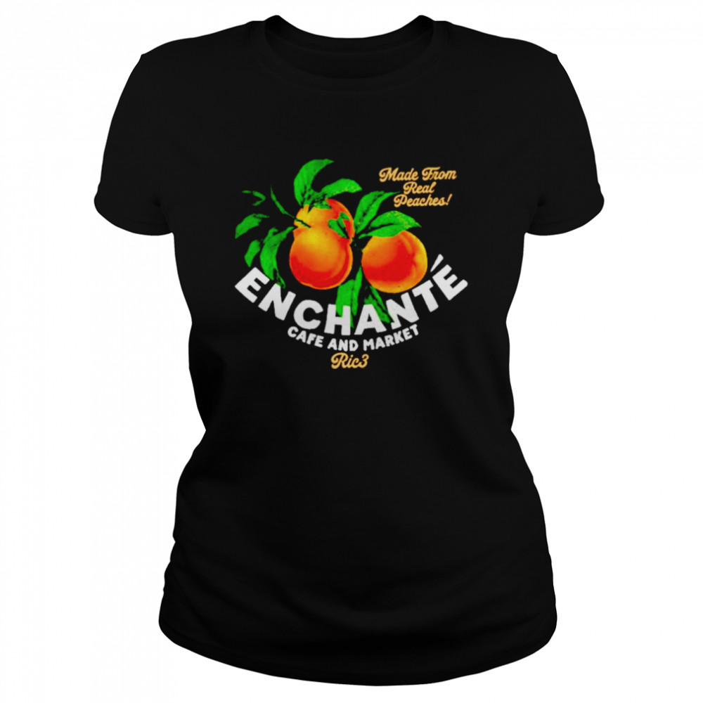 enchante cafe and market ric3 shirt classic womens t shirt