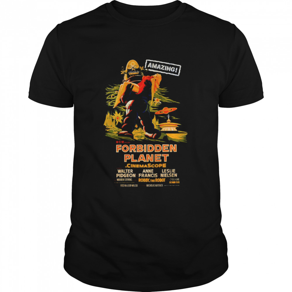 Forbidden Planet Poster Amazing shirt
