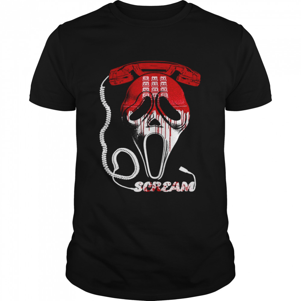 Ghostface Telephone Scream Queens Halloween shirt