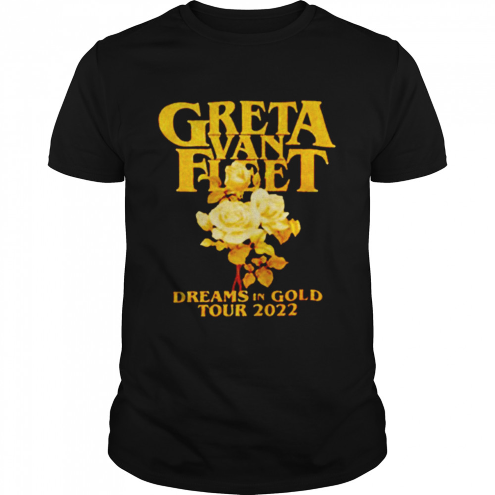 Greta van fleet dreams in gold tour 2022 shirt Classic Men's T-shirt