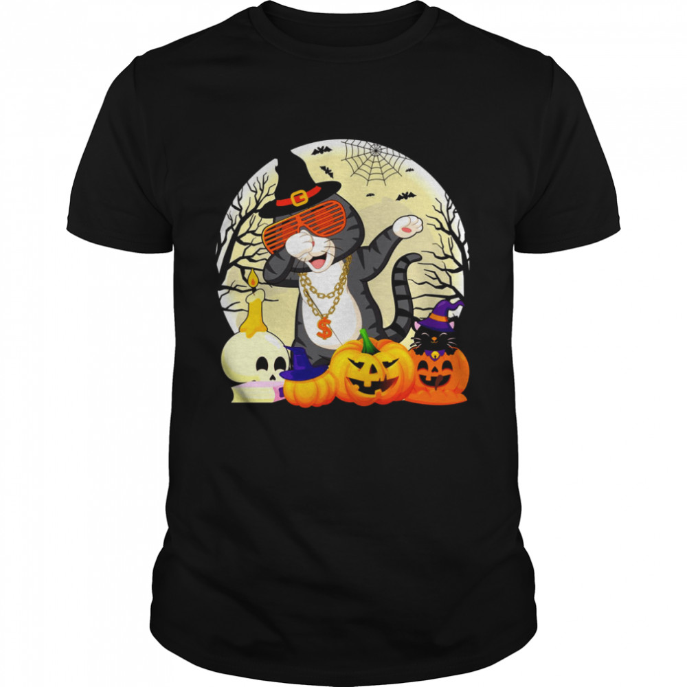 Halloween Cat Dad  Classic Men's T-shirt